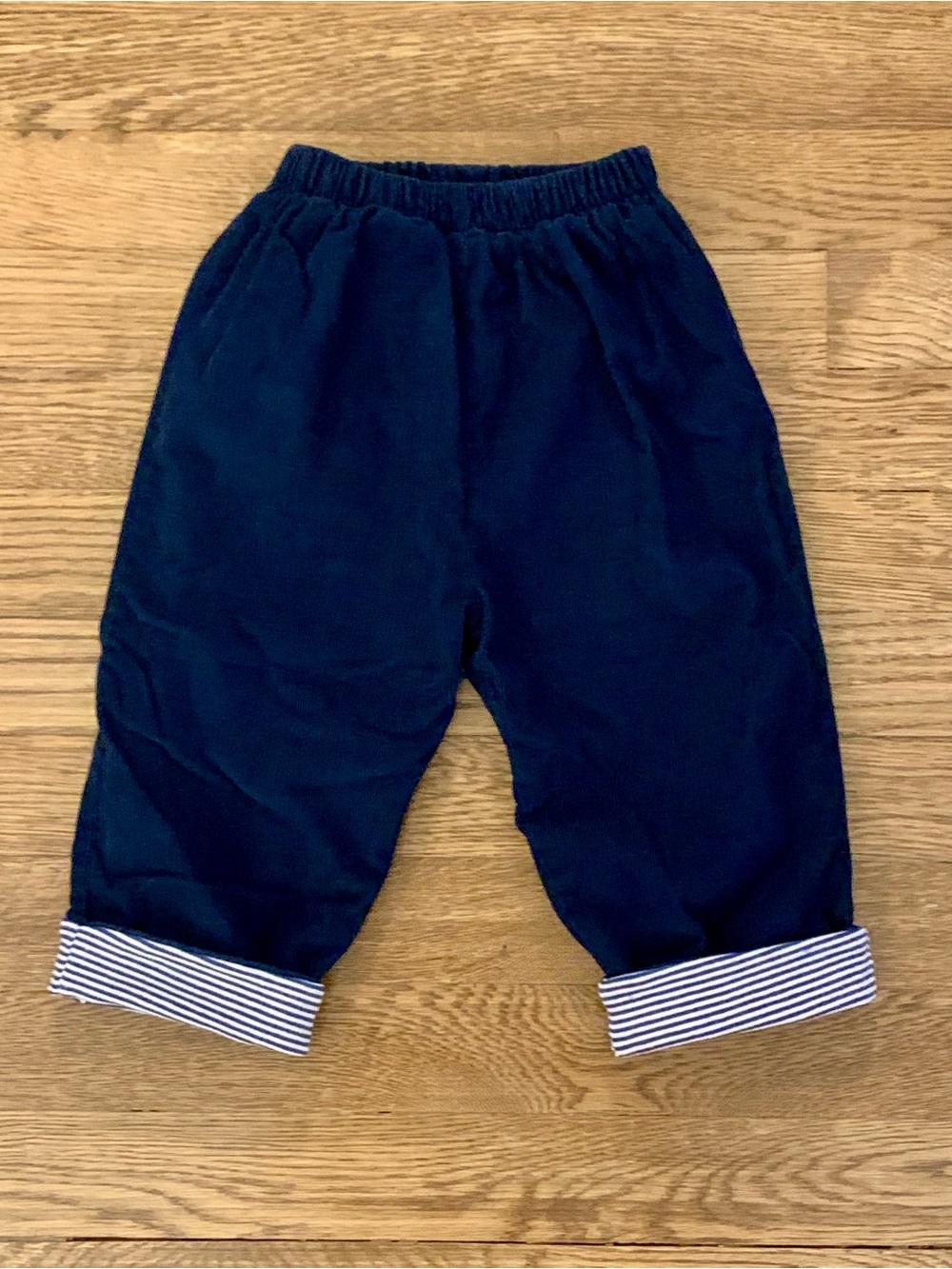 Thomas Brown Trotters British Baby Boy Navy Blue Corduroy Pants 18-24 Months